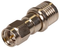ADAPT/QMAM/SMAM - SIRETTA - ADAPT/QMAM/SMAM - RF / Coaxial Adapter, QMA, Plug, SMA, Plug, Straight Adapter