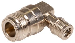 ADAPT/QMAM/N-TYPEF/RA - SIRETTA - ADAPT/QMAM/N-TYPEF/RA - RF / Coaxial Adapter, QMA, Plug, N, Jack, Right Angle Adapter