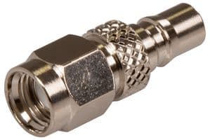 ADAPT/QMAF/SMAM/RP - SIRETTA - ADAPT/QMAF/SMAM/RP - RF / Coaxial Adapter, QMA, Jack, SMA RP, Plug, Straight Adapter