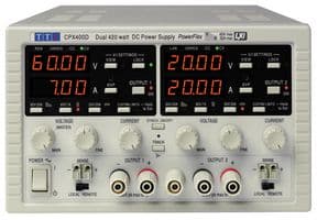 CPX400D - AIM-TTI INSTRUMENTS - CPX400D - Bench Power Supply, Powerflex, Adjustable, 2 Output, 0 V, 60 V, 0 A, 20 A