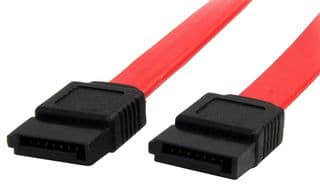 SATA18 - STARTECH - SATA18 - Computer Cable, 18in SATA Serial ATA Cable, 1.5 ft SATA Cable