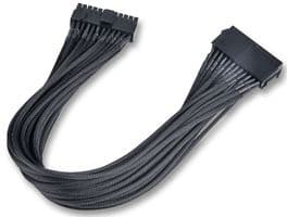 FLEXA P24 - AKASA - FLEXA P24 - Computer Cable, ATX Power Plug, ATX Power Socket, 15.75 ", 400 mm, Black