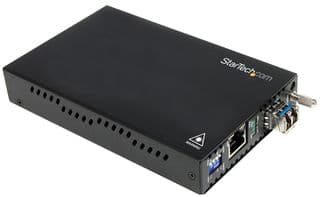 ET91000LC2 - STARTECH - ET91000LC2 - Fibre Media Converter, Multimode, 1Gbps, RJ45, Fibre Optic LC, NA, EU, UK