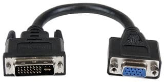 DVIVGAMF8IN - STARTECH - DVIVGAMF8IN - Connector Adapter, 8 DVI Male to VGA Female Cable Adapter, DVI-I to VGA Dongle