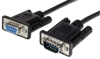 MXT1001MBK - STARTECH - MXT1001MBK - Computer Cable, D Subminiature Plug, 9 Way, D Subminiature Socket, 9 Way, 3.28 ft, 1 m, Black