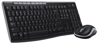 920-004523 - LOGITECH - 920-004523 - Keyboard, 3 Button Mouse, Wireless, QWERTY, Compact, 2.4 GHz, 10 m Range