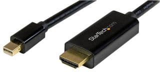 MDP2HDMM2MB - STARTECH - MDP2HDMM2MB - Audio / Video Cable Assembly, Mini DisplayPort to HDMI Converter Cable, 6ft (2m), 4K