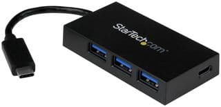 HB30C3A1CFB - STARTECH - HB30C3A1CFB - Hub, 4 Port USB C Hub, USB-C to 1x USB-C and 3x USB-A, USB 3.0 Hub, 5Gbps