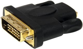 HDMIDVIFM - STARTECH - HDMIDVIFM - Connector Adapter, HDMI to DVI-D Video Cable Adapter, F/M, DVI-D to HDMI