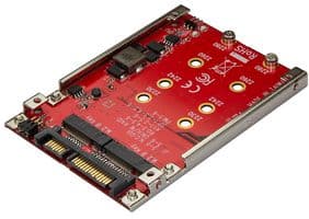 S322M225R - STARTECH - S322M225R - Dual M.2 to SATA RAID Adaptor for 2.5" Drive Bay
