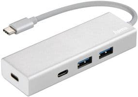 00135755 - HAMA - 00135755 - 4 Port USB 3.1 Type-C Hub, 2x USB-A 2x USB-C