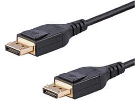 DP14MM2M - STARTECH - DP14MM2M - Audio / Video Cable Assembly, DisplayPort Plug, DisplayPort Plug, 6.6 ft, 2 m, Black