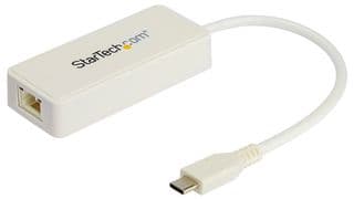 US1GC301AUW - STARTECH - US1GC301AUW - Converter, USB-C Ethernet Adapter with Extra USB Port, USB 3.1 Type-C Gen 1