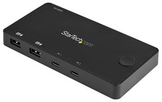 SV211HDUC - STARTECH - SV211HDUC - Computer Switch, 2 Port USB C KVM Switch, 4K 60Hz HDMI, Compact UHD w/USB Type C Cables