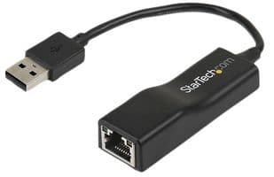USB2100 - STARTECH - USB2100 - Ethernet Network Adapter Dongle, USB 2.0 to 10/100 Mbps Ethernet Network Adapter Dongle