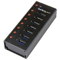 ST7300U3M - STARTECH - ST7300U3M - Hub, 7 Port USB 3.0 Hub, Desktop or Wall-Mountable Metal Enclosure
