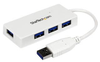 ST4300MINU3W - STARTECH - ST4300MINU3W - Hub, USB 3.0, 4 Ports, 5 Gbps, Bus Powered