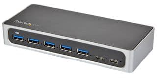HB30C5A2CSC - STARTECH - HB30C5A2CSC - Hub, 7 Port USB C Hub, USB-C to 5x USB-A and 2x USB-C, USB 3.0, 5Gbps