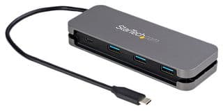 HB30CM3A1CB - STARTECH - HB30CM3A1CB - Hub, 4 Port USB C Hub, 3 USB-A/1 USB-C (5Gbps USB 3.0), 11.2" Cable