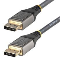 DP14VMM1M - STARTECH - DP14VMM1M - Audio / Video Cable Assembly, DisplayPort Plug, DisplayPort Plug, 3.3 ft, 1 m, Black