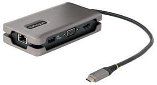 DKT31CVHPD3 - STARTECH - DKT31CVHPD3 - Converter, USB-C Multiport Adapter, HDMI/VGA, 4K 60Hz, 3-Port USB Hub, 100W PD, GbE
