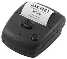 AP1300BTKIT1 - ABLE SYSTEMS - AP1300BTKIT1 - Portable Printer Kit, Compact, Hand Held, 60mm/s, Bluetooth, RS232, Able AP1300 Series