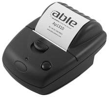 AP1310BTKIT1 - ABLE SYSTEMS - AP1310BTKIT1 - Portable Printer Kit, Compact, Hand Held, 60mm/s, Bluetooth, RS232, Able AP1300 Series