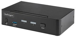 D86A2-2-PORT-8K-KVM - STARTECH - D86A2-2-PORT-8K-KVM - KVM Switch, 2-Port DisplayPort KVM Switch, 8K 60Hz, DP 1.4, Hotkey Switching, TAA Compliant