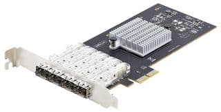 P041GI-NETWORK-CARD - STARTECH - P041GI-NETWORK-CARD - Network Interface Card, SFP to PCI Express, Fibre Ethernet, 4 Port