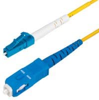 SPSMLCSC-OS2-2M - STARTECH - SPSMLCSC-OS2-2M - Fibre Optic Cable, 2m (6.6ft) LC/SC (UPC) OS2 Single Mode Simplex Fiber Cable, 9/125µm, LSZH