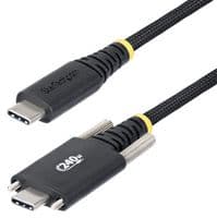 S2CEPR2M-USBSL-CABLE - STARTECH - S2CEPR2M-USBSL-CABLE - USB Cable, 6.6ft (2m) USB-C Charging Cable, Durable & Flexible, Screw Locking, 240W/5A PD, USB-IF