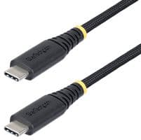 S2CEPR1M-USB-CABLE - STARTECH - S2CEPR1M-USB-CABLE - USB Cable, 1m (3.3ft) USB-C Charging Cable, Durable and Ultra-Flexible, 240W (5A) PD EPR, USB-IF