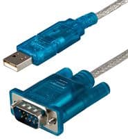 ICUSB232SM3 - STARTECH - ICUSB232SM3 - Adapter, 3ft (91cm) 1-Port USB to RS232 DB9 Serial Adapter Cable, USB to Serial Adapter Cable, M/M