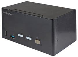 SV231TDPU34K - STARTECH - SV231TDPU34K - KVM Switch, 2 Port Triple Monitor DisplayPort KVM Switch