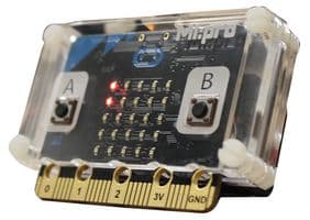 5606 - KITRONIK - 5606 - Mi Pro Protector Case for Micro Bit, Battery Case Compatible, 67 x 37 x 27mm (L x W x H)