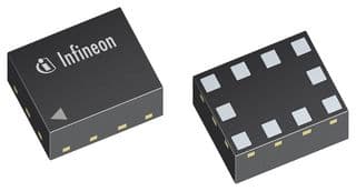 BGS12PN10E6327XTSA1 - INFINEON - BGS12PN10E6327XTSA1 - RF Switch, SPDT, 500MHz to 6GHz, 1.8V to 3.6V Supply, TSNP-10