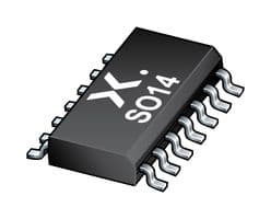 74AHC132D-Q100J - NEXPERIA - 74AHC132D-Q100J - Logic IC, NAND Gate, Quad, 2 Inputs, 14 Pins, SOIC, 74AHC132