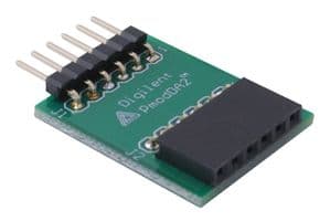 410-113 - DIGILENT - 410-113 - Peripheral Module, Digital to Analog Converter, PmodDA2, 8-Bit, 2 Channel, DAC121S101