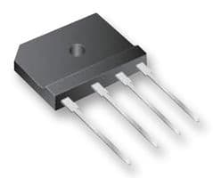 4GBJ806U - MULTICOMP PRO - 4GBJ806U - Bridge Rectifier, Single Phase, 600 V, 8 A, SIP, 4 Pins, 900 mV