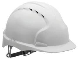 AJF160-000-100 - JSP - AJF160-000-100 - Evo3 Comfort Plus Slip Ratchet Vented Safety Helmet, White