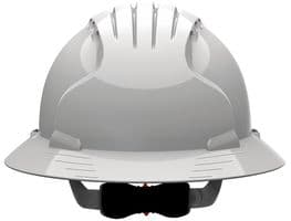 AJP170-000-100 - JSP - AJP170-000-100 - Evo Full Brim Helmet, White Slip Ratchet