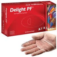 38226 - AURELIA - 38226 - VINYL GLOVES, POWDER FREE, CLR, S, PK100