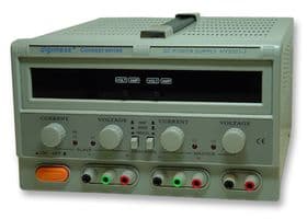 HY3003-3 - DIGIMESS - HY3003-3 - Bench Power Supply, Adjustable, Fixed, 3 Output, 0 V, 30 V, 0 A, 3 A