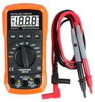 D03124 - DURATOOL - D03124 - Digital Multimeter, Auto, 600 V AC/DC, 10A AC/DC, 2000 Count, 3.5 Digit