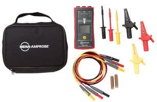 PRM-6-EUR KIT - BEHA-AMPROBE - PRM-6-EUR KIT - Phase Rotation Meter, 2Hz to 400Hz, 1V to 700V, 0 °C, 40 °C, 137 mm, 65 mm