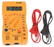 D03305 - DURATOOL - D03305 - Handheld Digital Multimeter, DC Current, AC/DC Voltage, Diode, Resistance, 3.5, Average, 1999