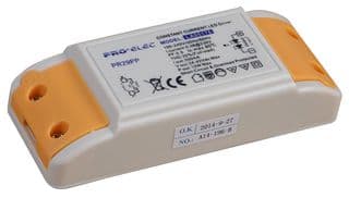 GDE-12C035Z2 - PRO ELEC - GDE-12C035Z2 - LED Driver, 12 W, 350 mA, Constant Current, 100 V