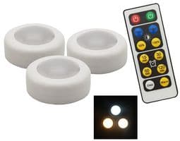 PEL01311 - PRO ELEC - PEL01311 - LED Torch Lights With Remote Control, Pack of 3
