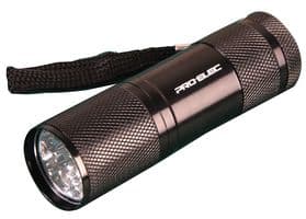 PEL00003 - PRO ELEC - PEL00003 - LED Torch, 9 x LED, 35 lm, AAA x 3 (Not Included)