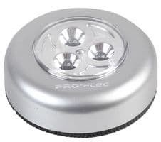 PEL00012 - PRO ELEC - PEL00012 - Push Light, LED, 4000K CCT, White, Plastic, AAA Batteries
